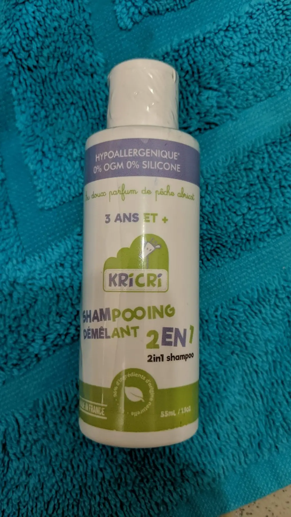 KRICRI - Shampooing démêlant 2en1  3 ans et +