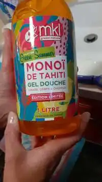 MKL GREEN NATURE - Monoï de tahiti - Gel douche