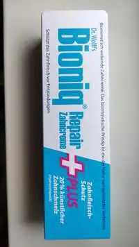 DR. WOLFF'S - Bioniq - Repair Zahncreme