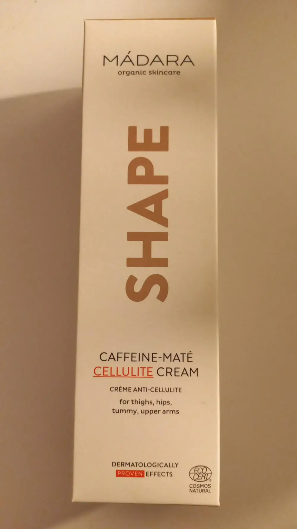 MÁDARA - Shape - Caffeine maté Crème anti-cellulite