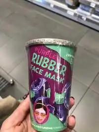 PURPLE - Rubber face mask