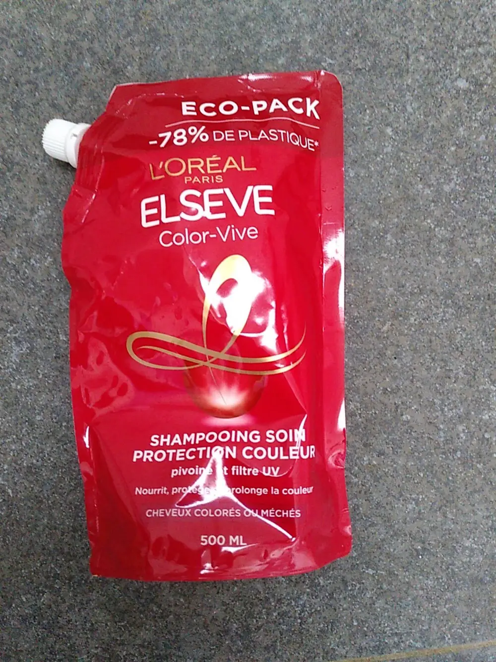 L'ORÉAL PARIS - Elseve Color vive - Shampoing soin protection couleur eco-pak