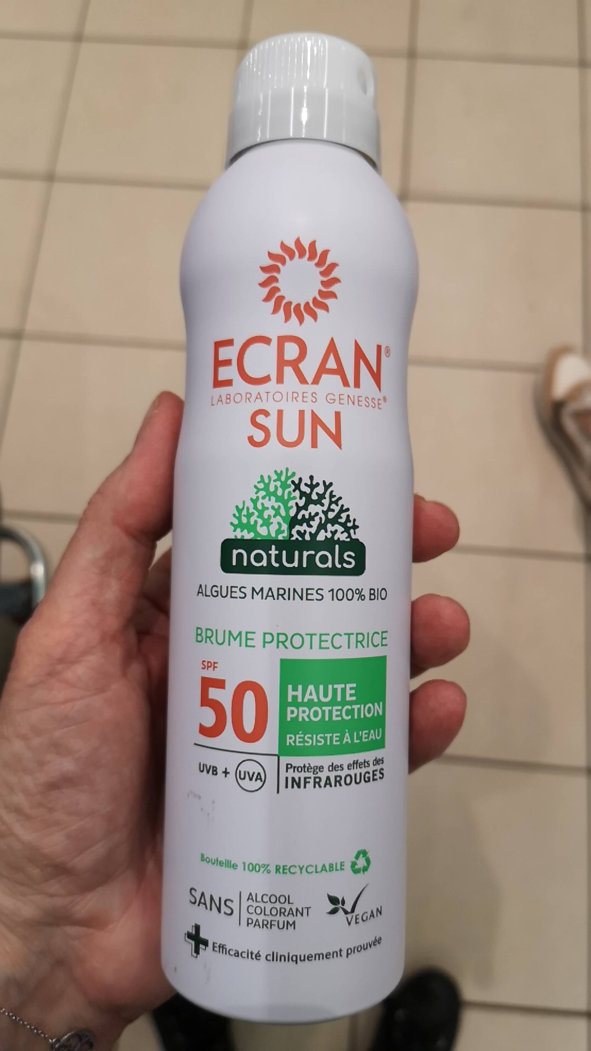 ECRAN - Sun Naturals - Brume protectrice SPF 50