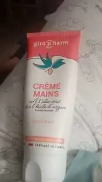 GIROPHARM - Crème mains à l'aloe vera et à l'huile d'argan