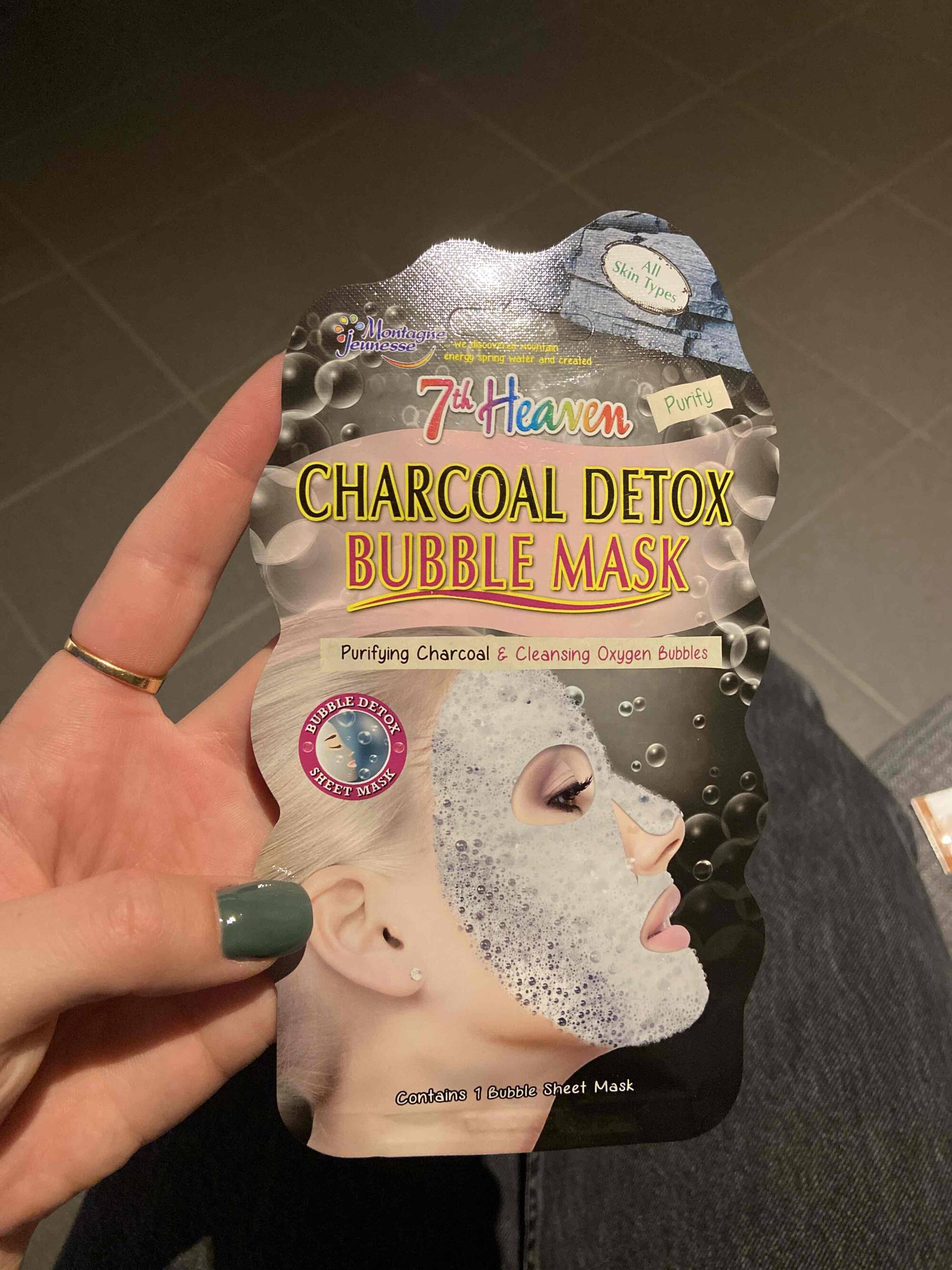 7TH HEAVEN - Charcoal detox bubble mask