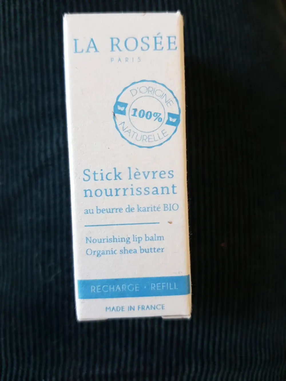 LA ROSÉE - Stick lèvres nourrissant au beurre de karité bio