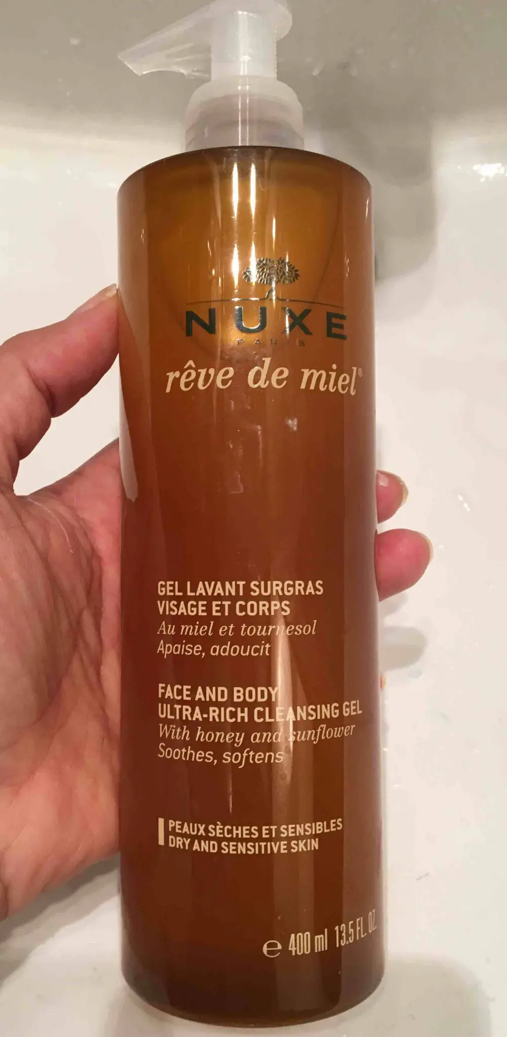 NUXE - Rêve de miel - Gel lavant surgras visage et corps