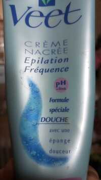 VEET - Crème nacrée épilation fréquence spéciale douche