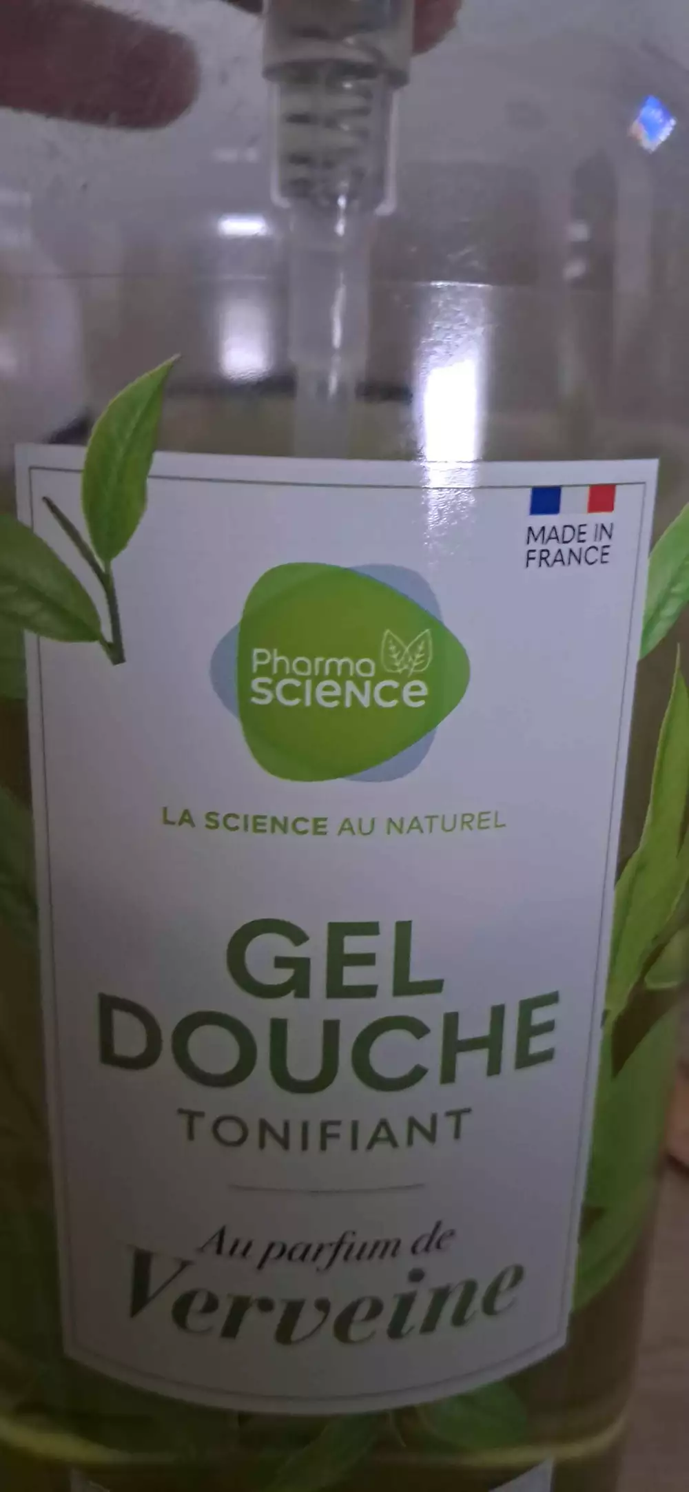 PHARMASCIENCE - Gel douche tonifiant verveine