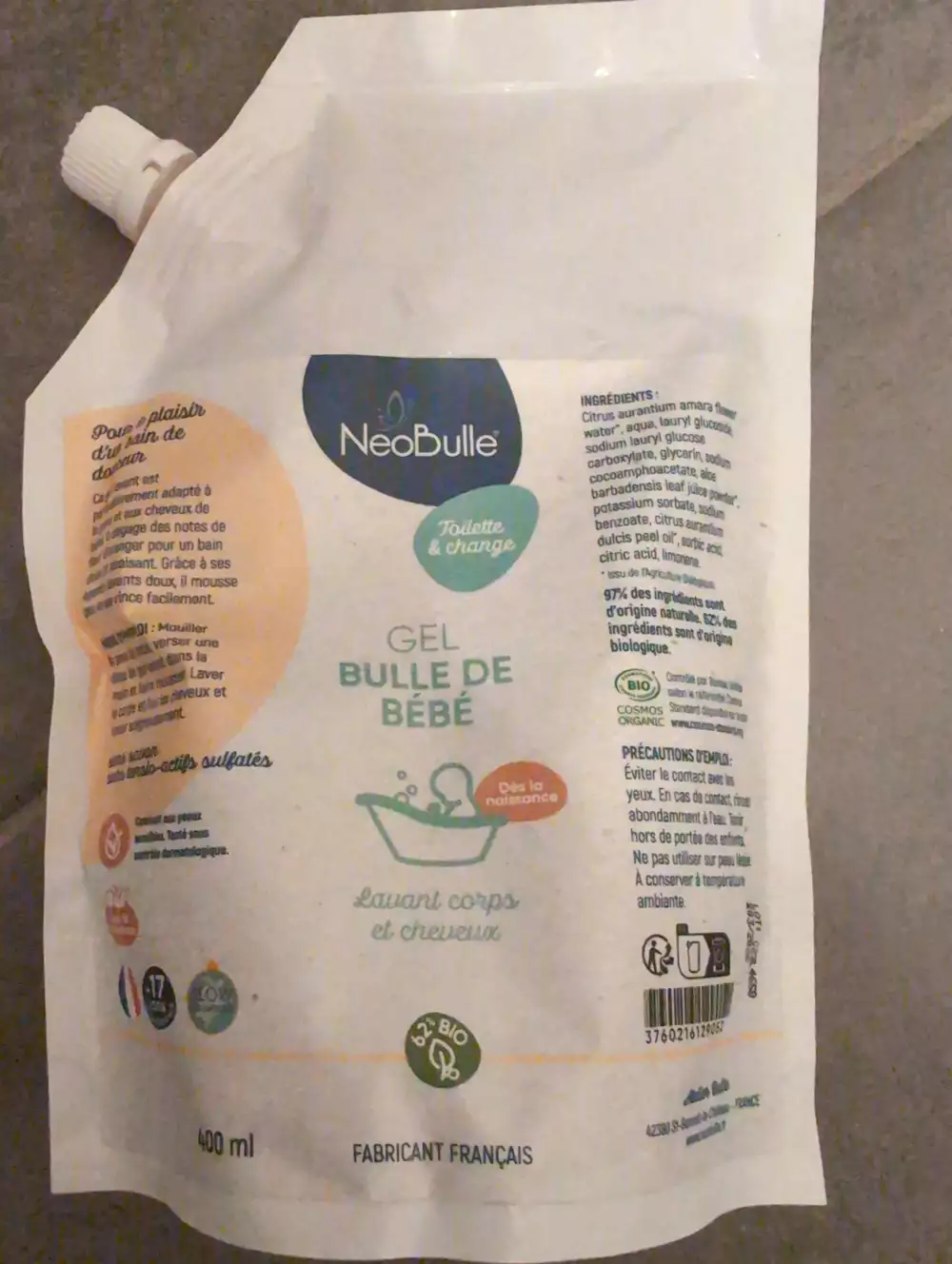 NÉOBULLE - Gel bulle de bébé 