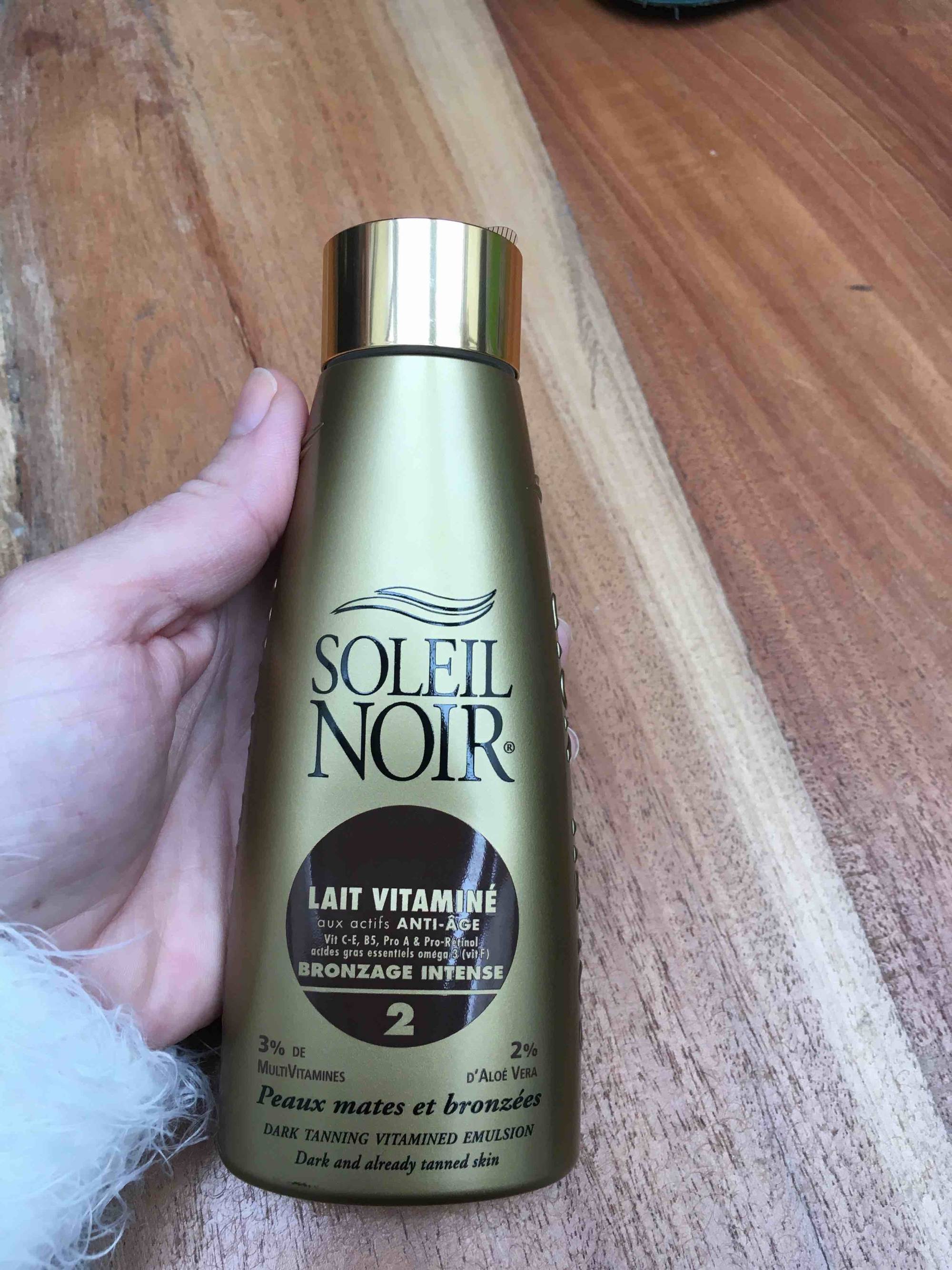 SOLEIL NOIR - Lait vitamine bronzage intense