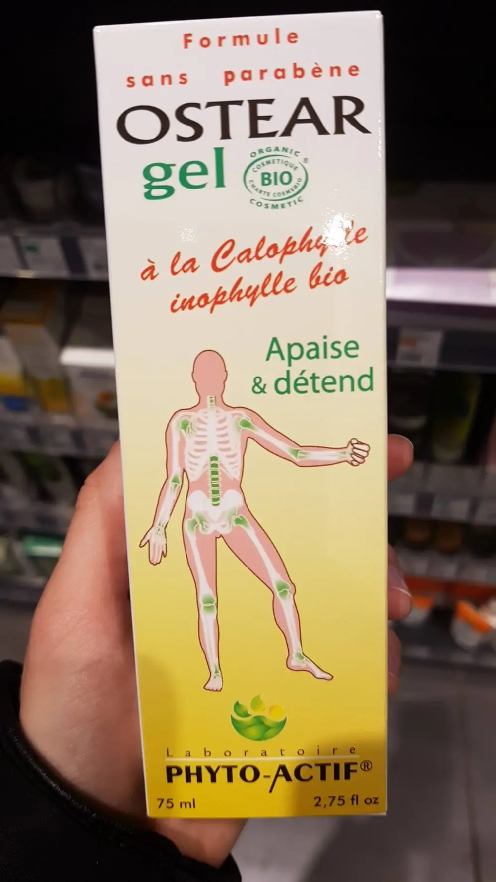 PHYTO-ACTIF - Ostéar gel à la calophylle inophylle bio - apaise et détend