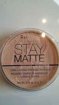 RIMMEL - Stay matte - Long lasting pressed powder