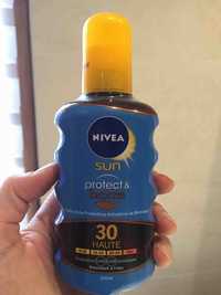 NIVEA - Sun protect & bronze - Huile brozante sèche fps30 