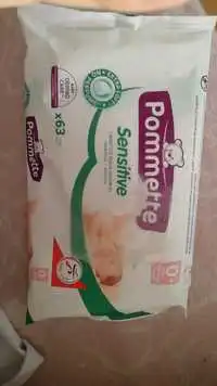 POMMETTE - Sensitive - Lingettes peaux sensibles