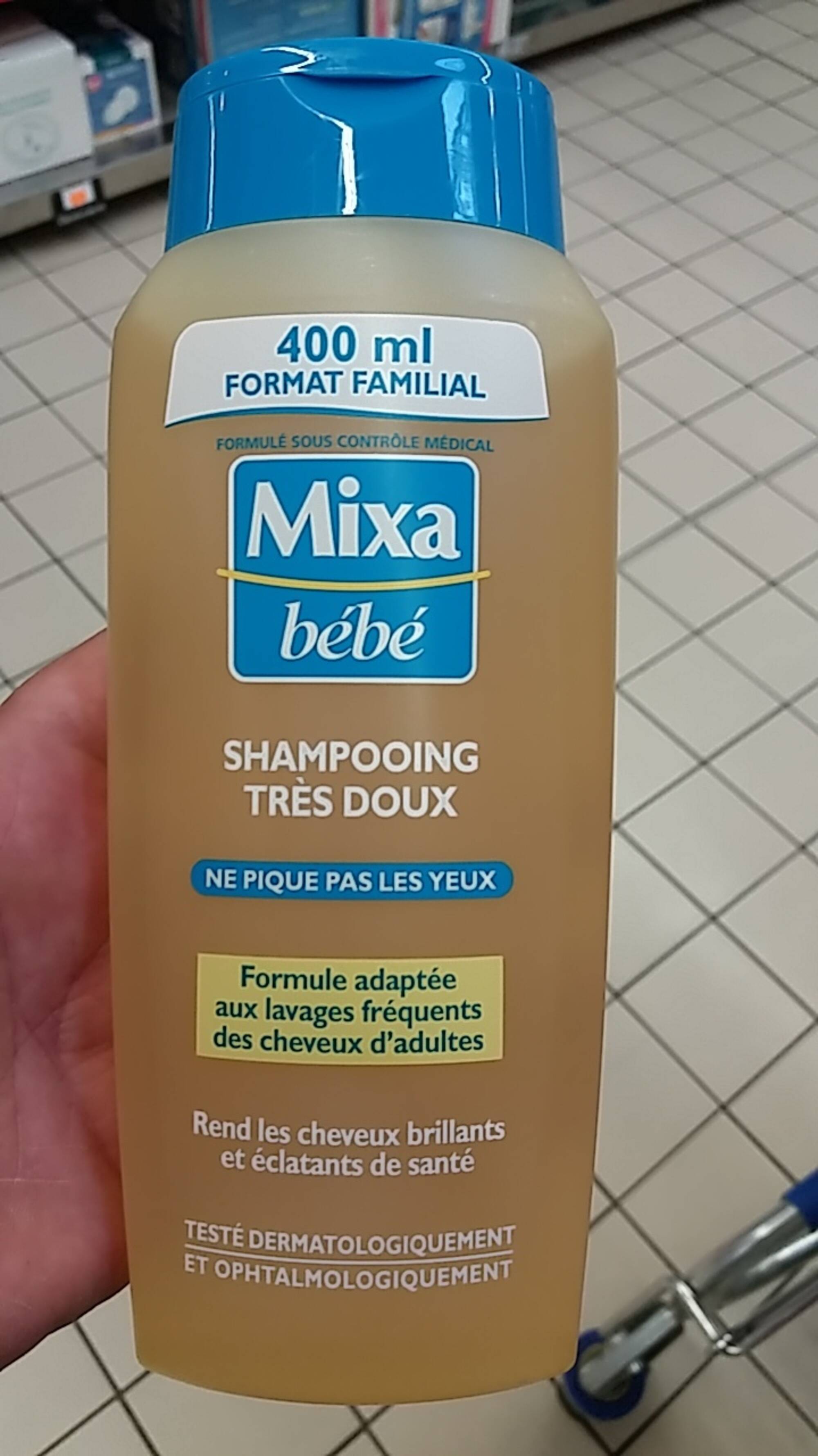 Shampooing très doux Mixa bébé pas cher