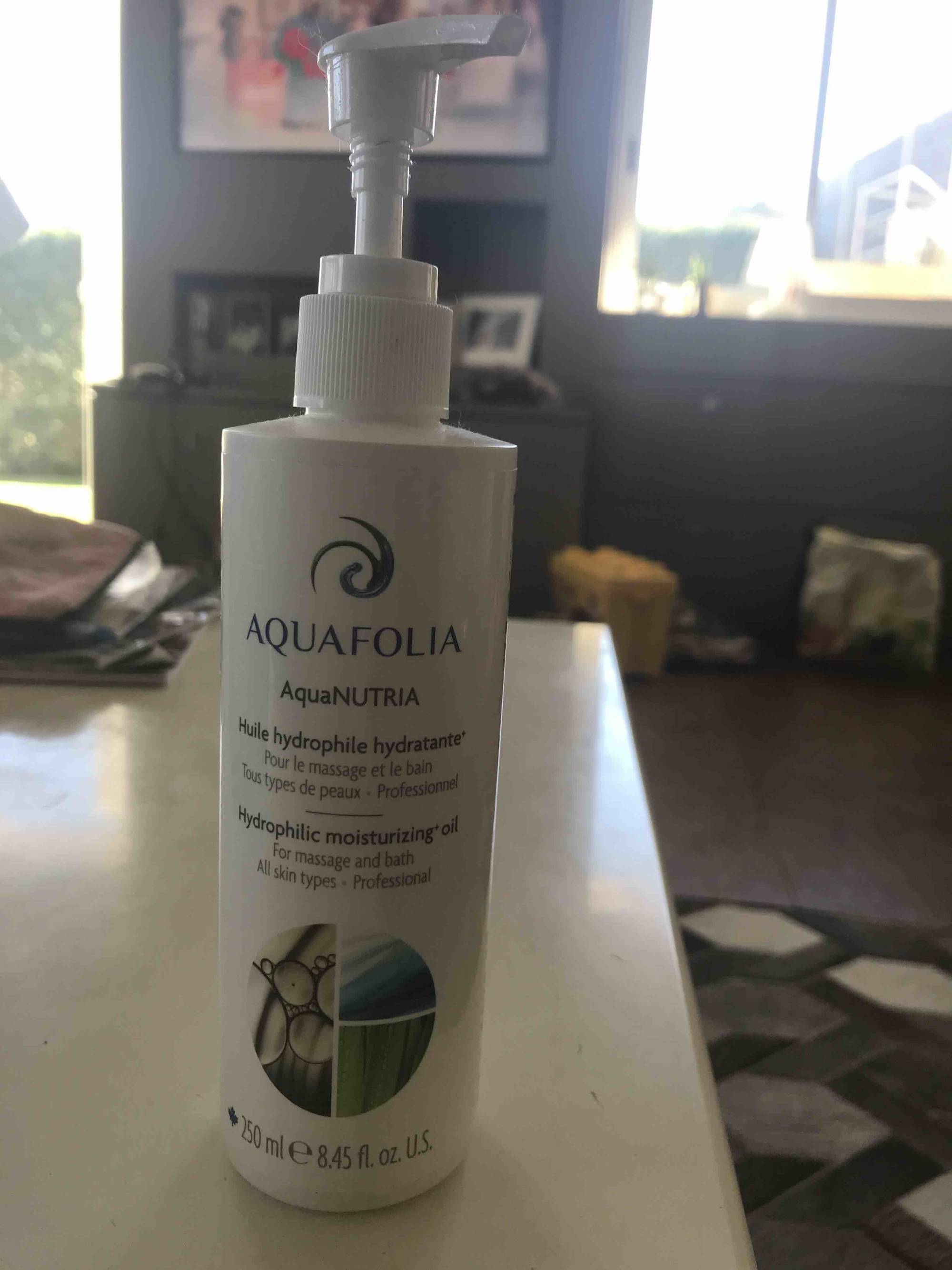 AQUAFOLIA - Aquanutria - Huile hydrophile hydratante