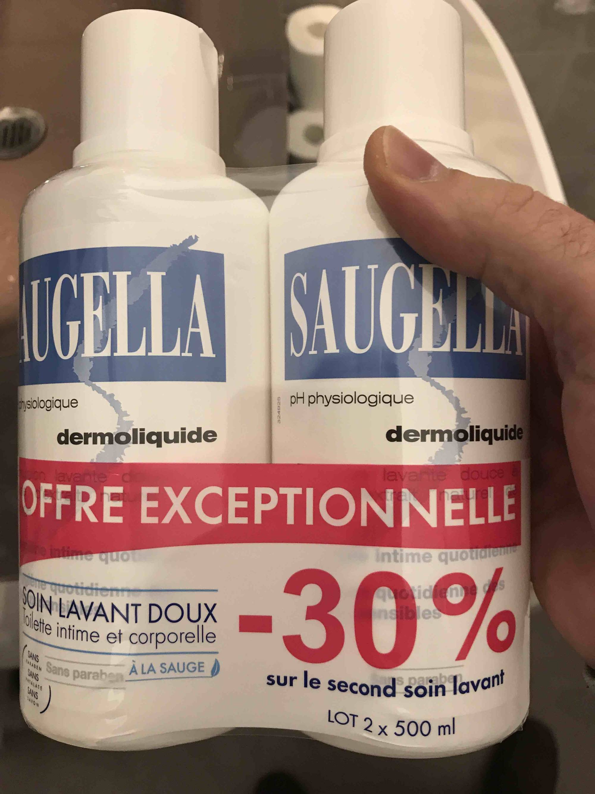 Composition SAUGELLA Dermoliquide - Soin lavant doux toilette
