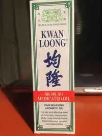 KWAN LOONG - Medicated oil - Pain relieving aromatic oil