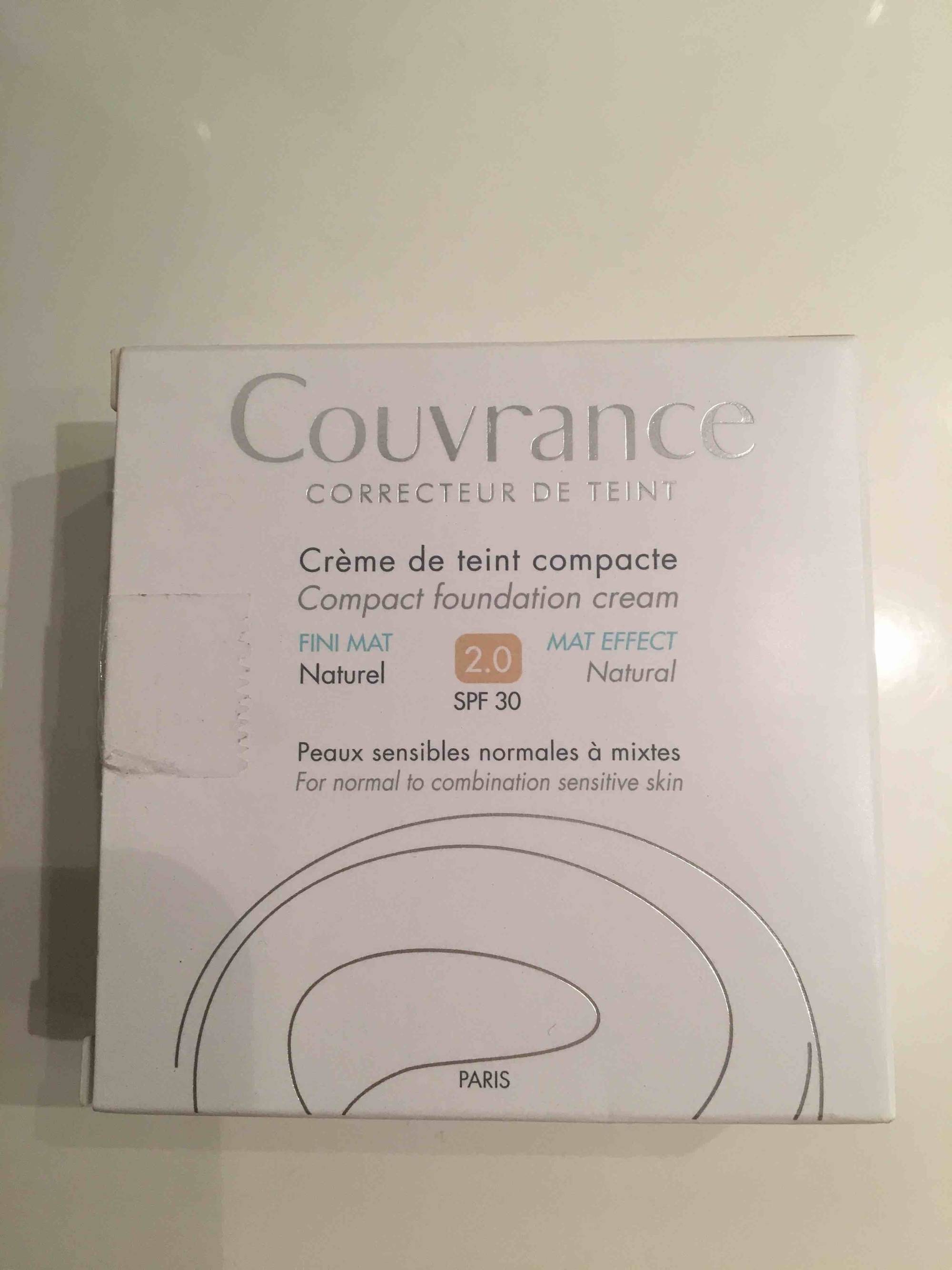 COUVRANCE - Crème de teint compacte - Fini mat 2.0 SPF 30