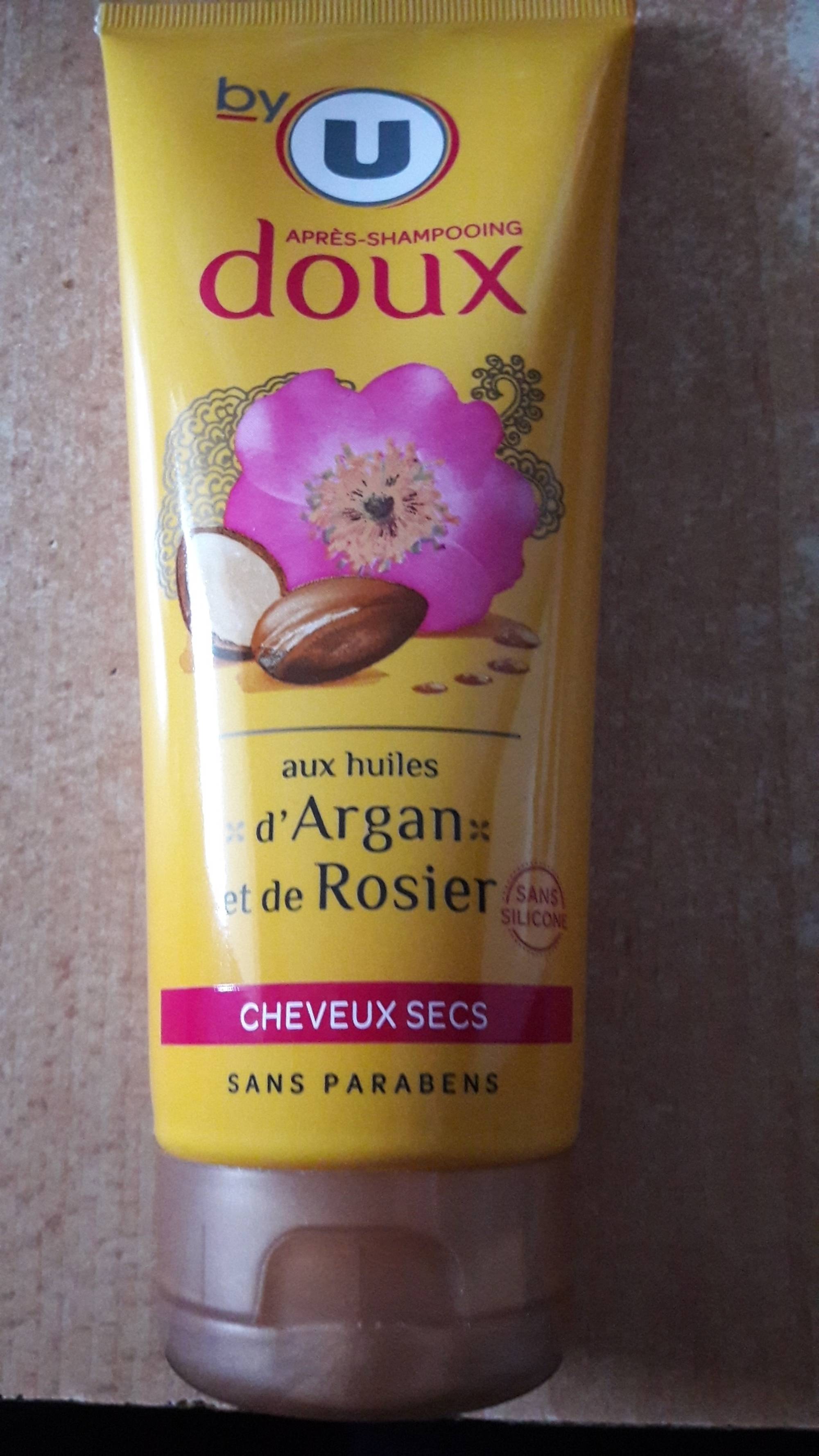 BY U - Après-shampooing doux aux huiles d'argan et de rosier