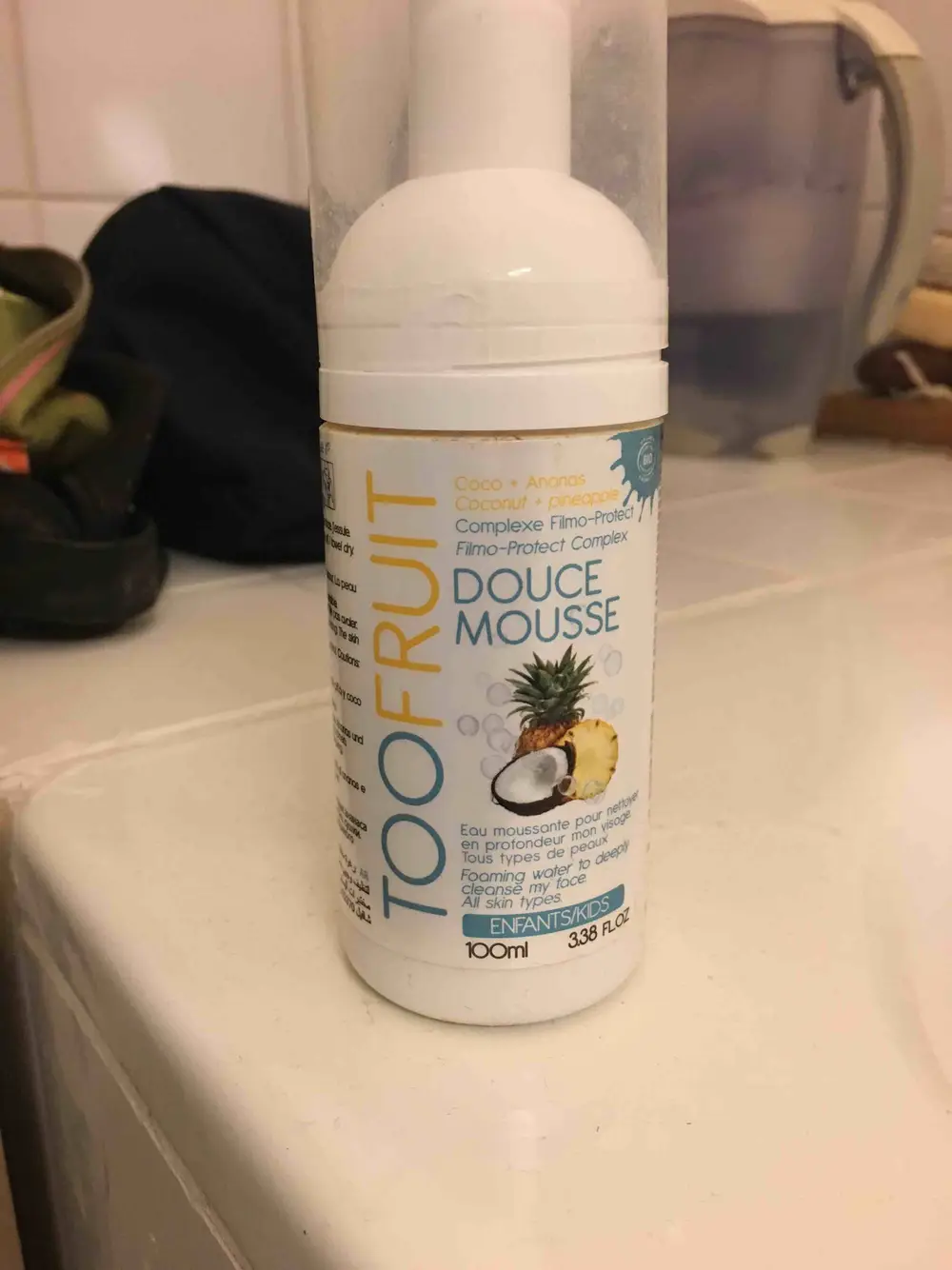 TOOFRUIT - Douce Mousse - Eau moussante pour nettoyer en profondeur mon visage