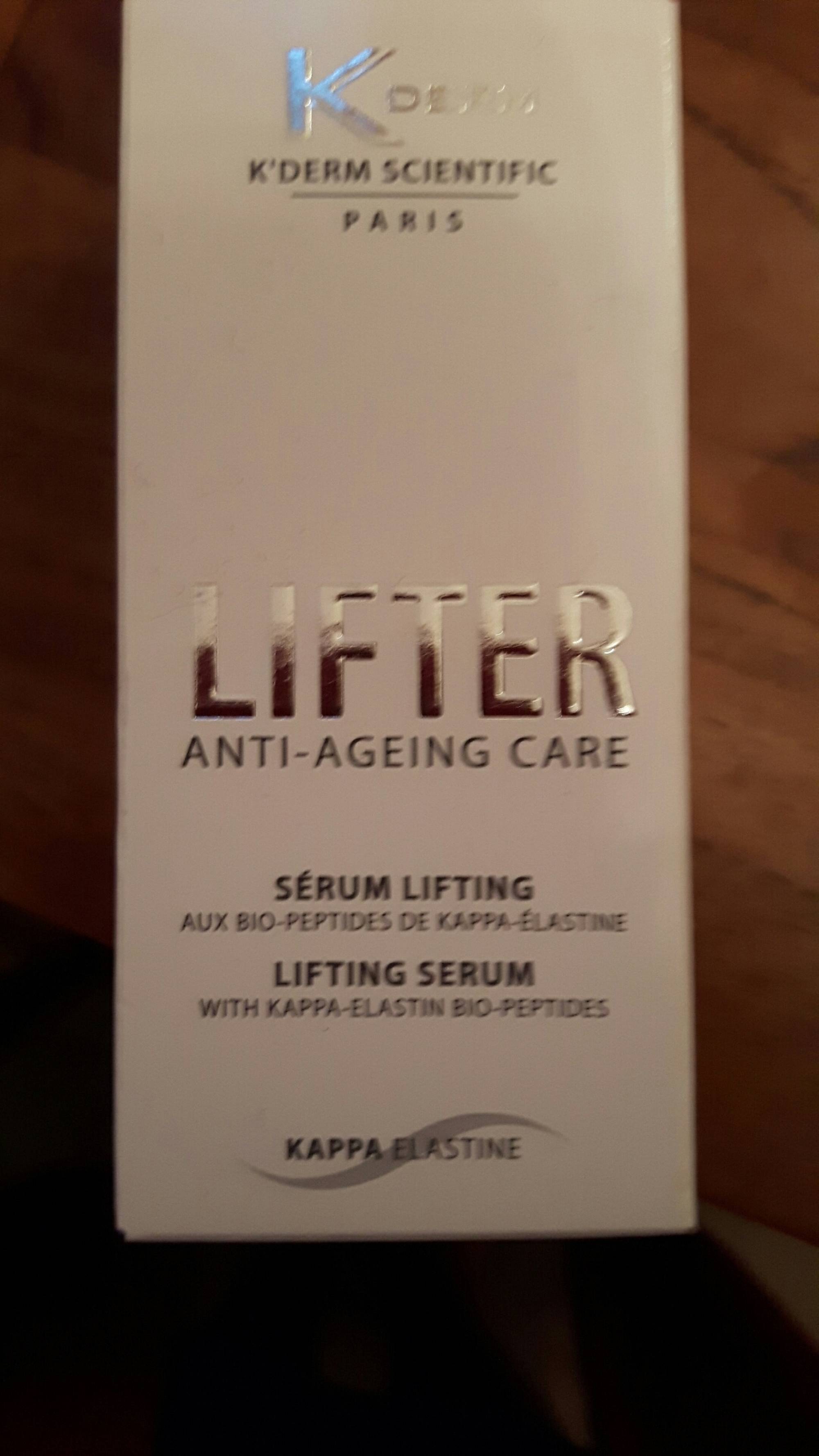 K DERM - Lifter anti-ageing care - Sérum lifting