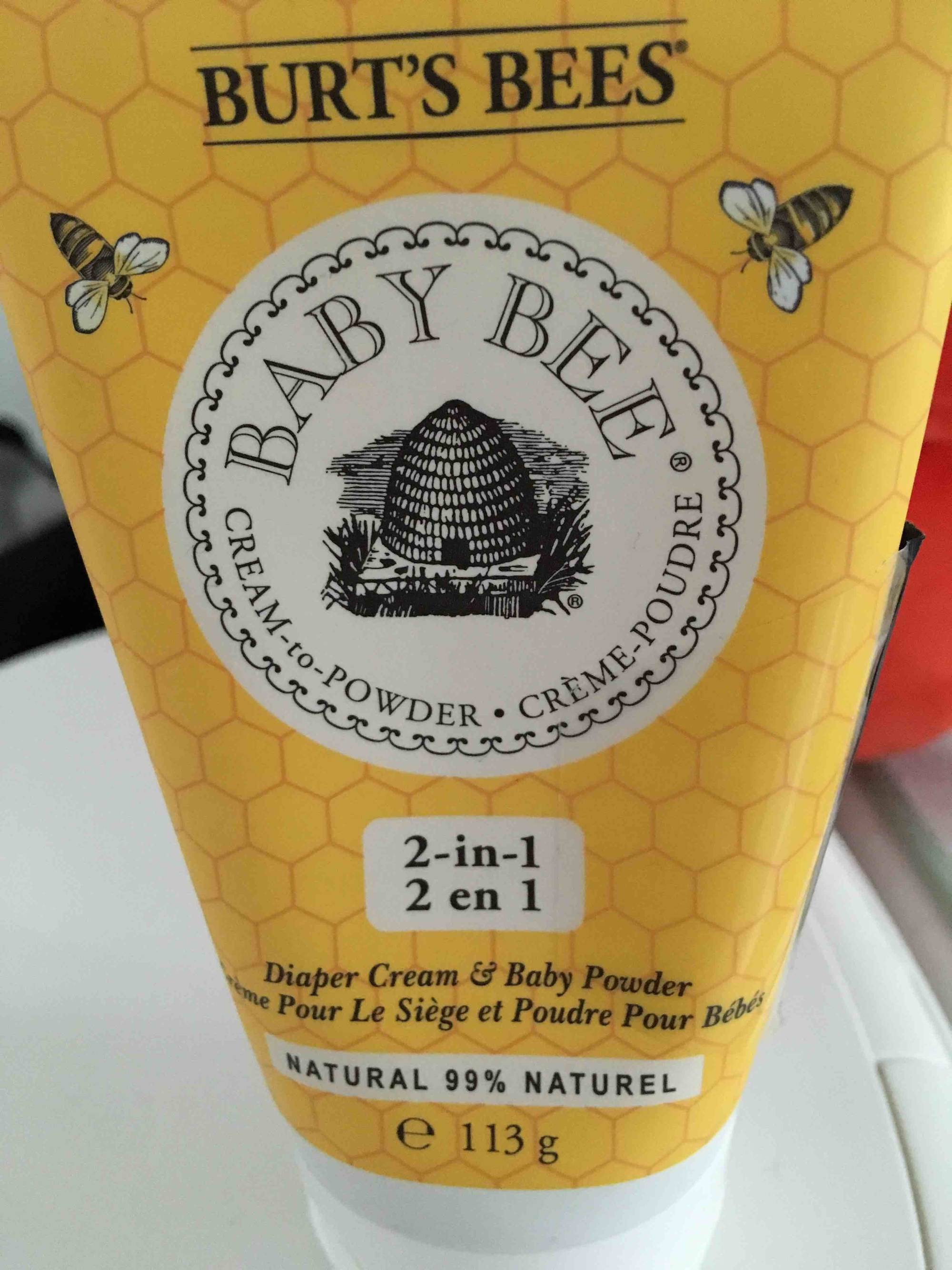 BURT'S BEES - Baby bee - Crème poudre 2 en 1