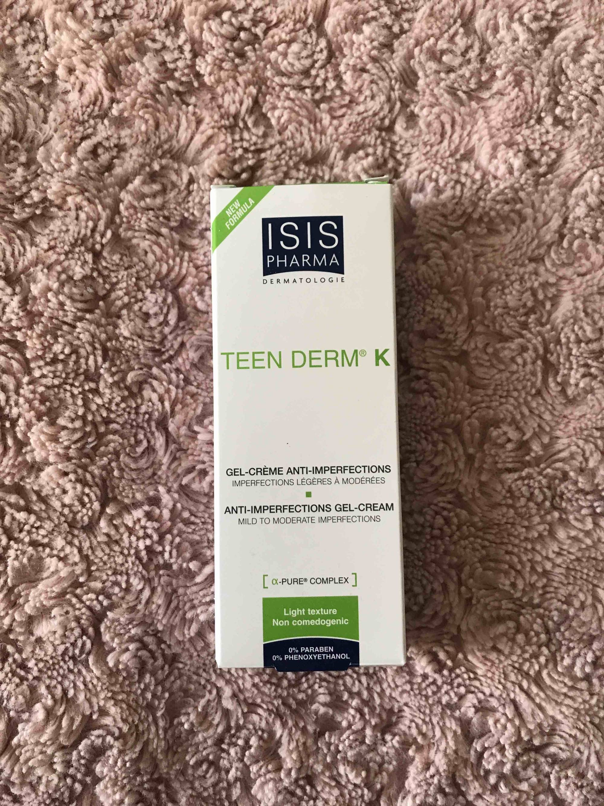 ISIS PHARMA - Teen derm K - Gel-crème anti-imperfections