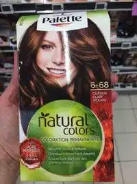 SCHWARZKOPF - Palette natural colors - Coloration permanente 6-68 châtain clair acajou