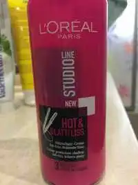 L'ORÉAL - Studio line hot & liss - Crème protection chaleur anti-frizz