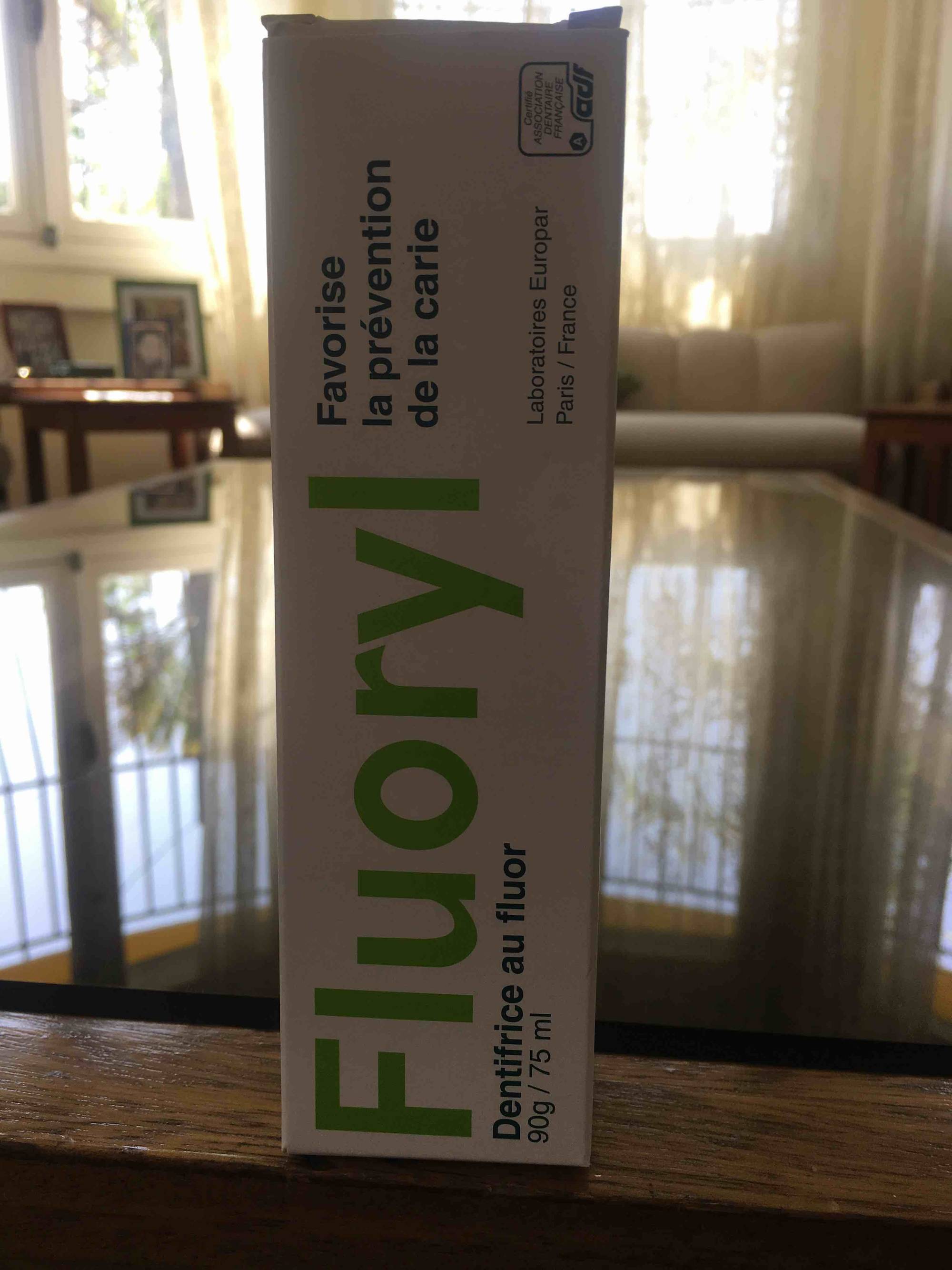 FLUORYL - Dentifrice au fluor