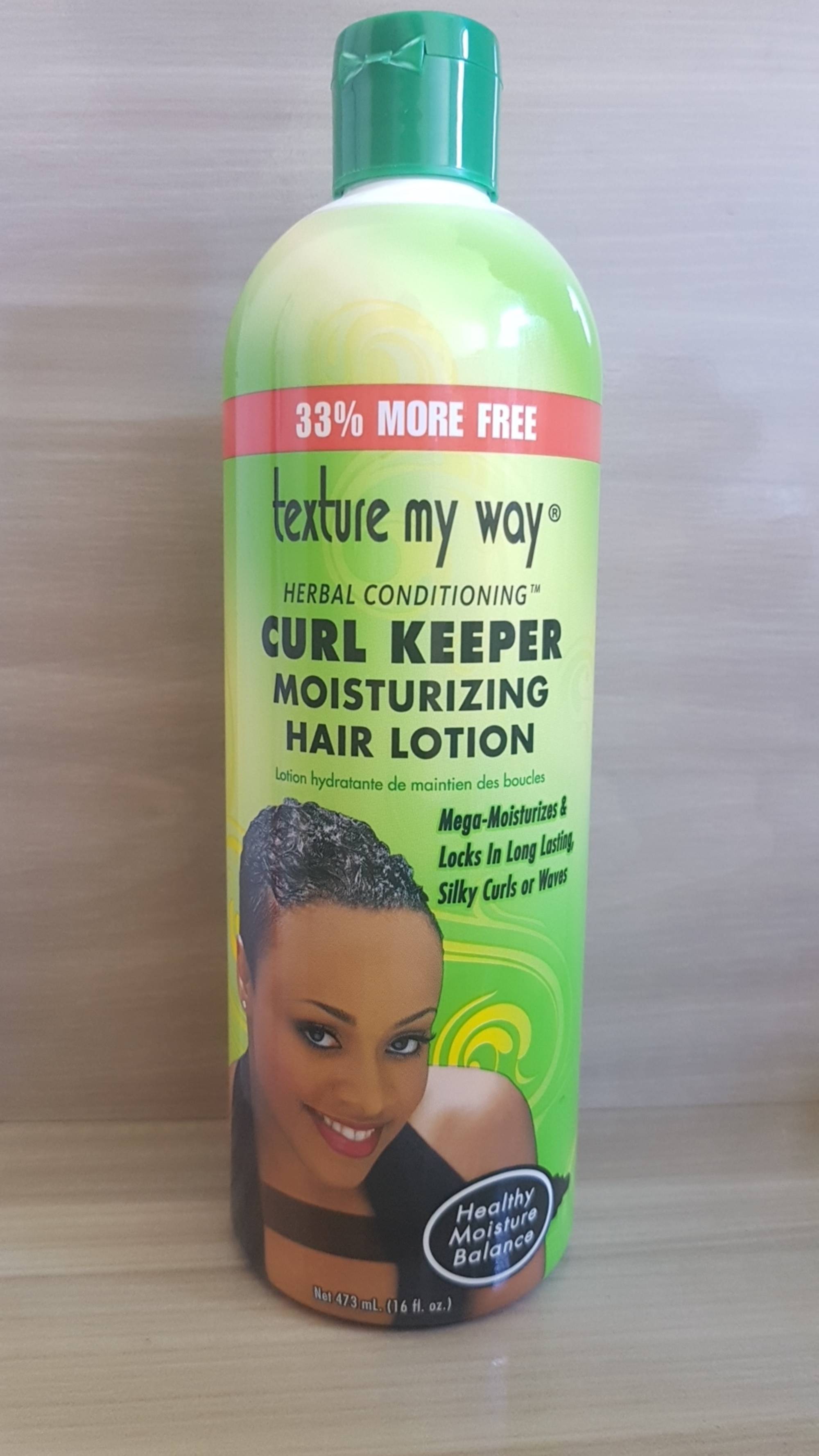 AFRICA'S BEST - Texture my way curl keeper - Lotion hydratante de maintien des boucles