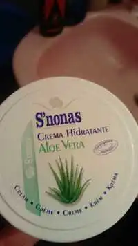 S'NONAS - Crema hidratante aloe vera