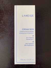 LANEIGE - Cream skin tonique & hydratant
