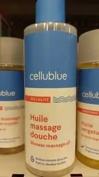 CELLUBLUE - Huile de massage douche