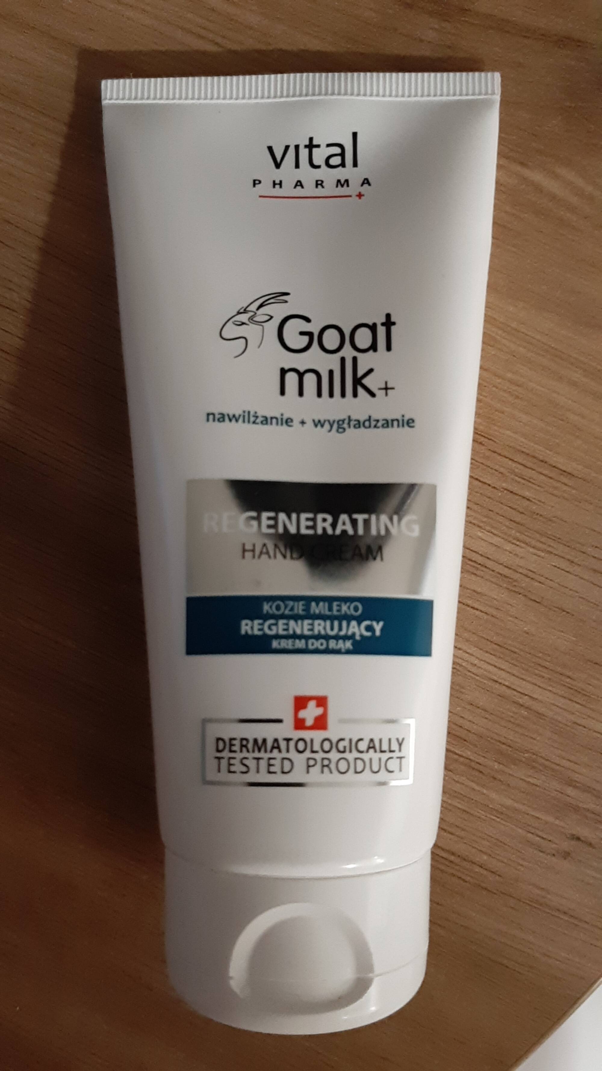 VITAL PHARMA - Goat milk+ - Regenerating hand cream