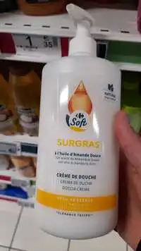 CARREFOUR - Soft - Crème de douche à l'huile d'amande douce