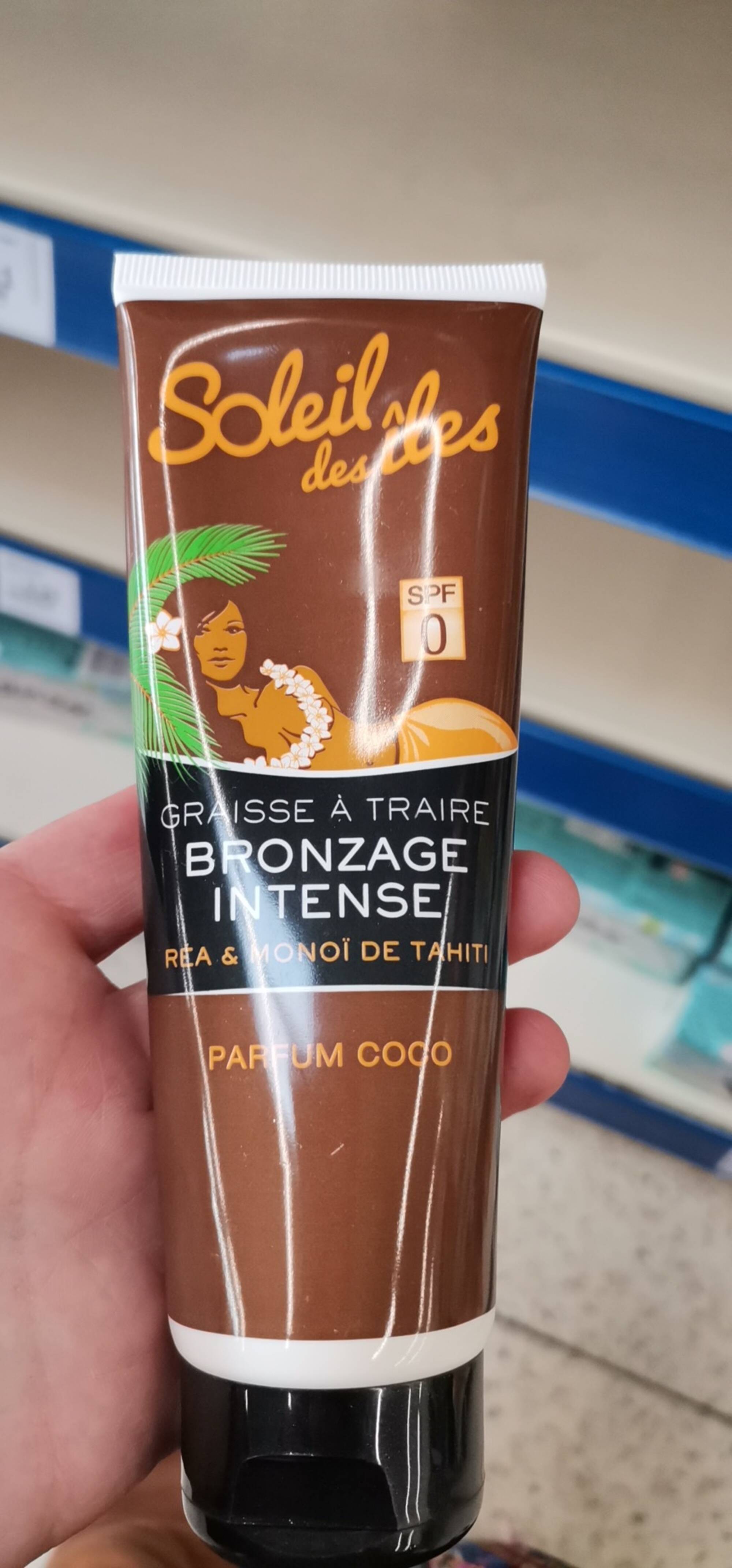 SOLEIL DES ILES - Graisse à traire bronzage intense parfum coco