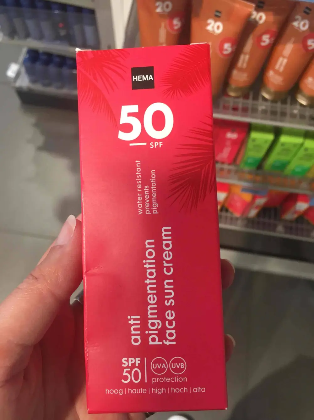 HEMA - Anti pigmentation face sun cream SPF 50