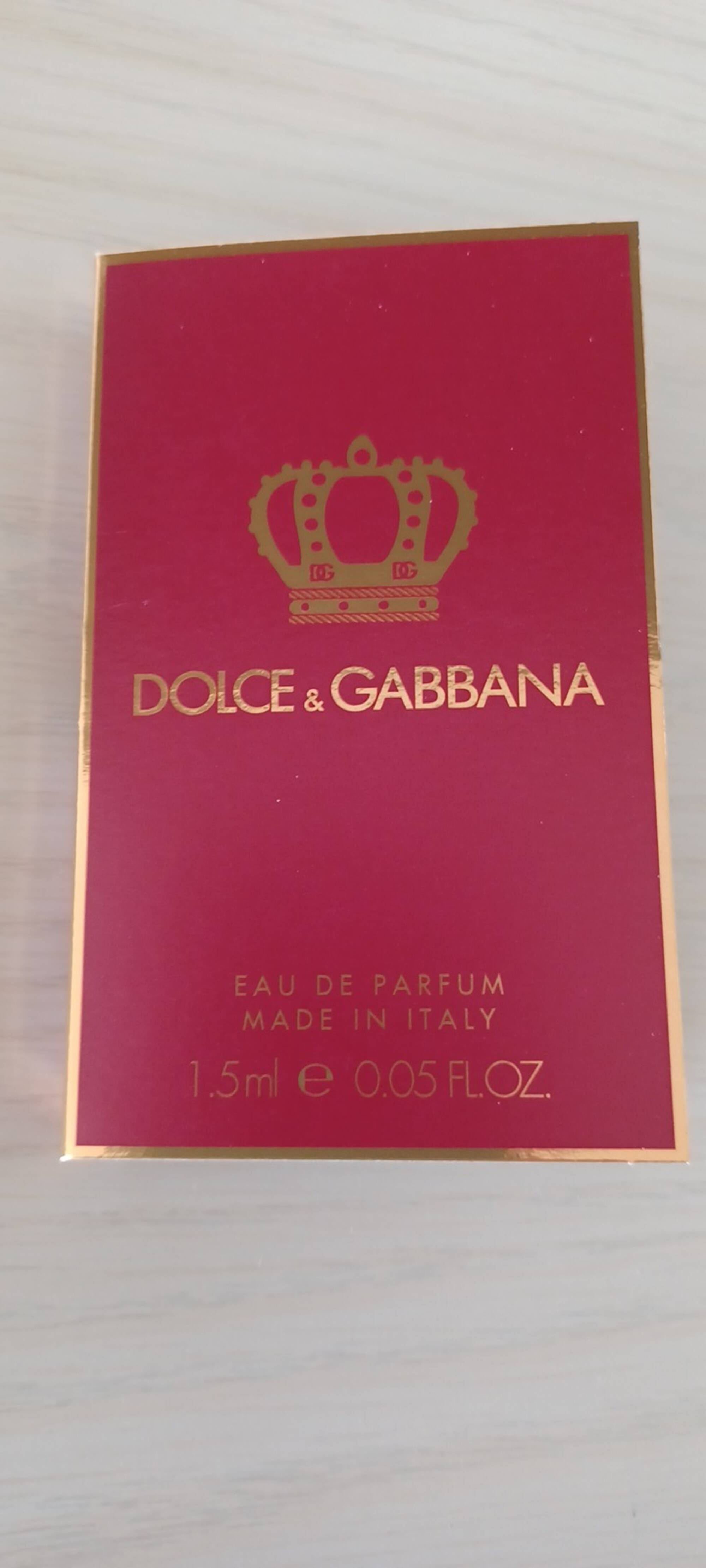 DOLCE & GABBANA - Eau de parfum