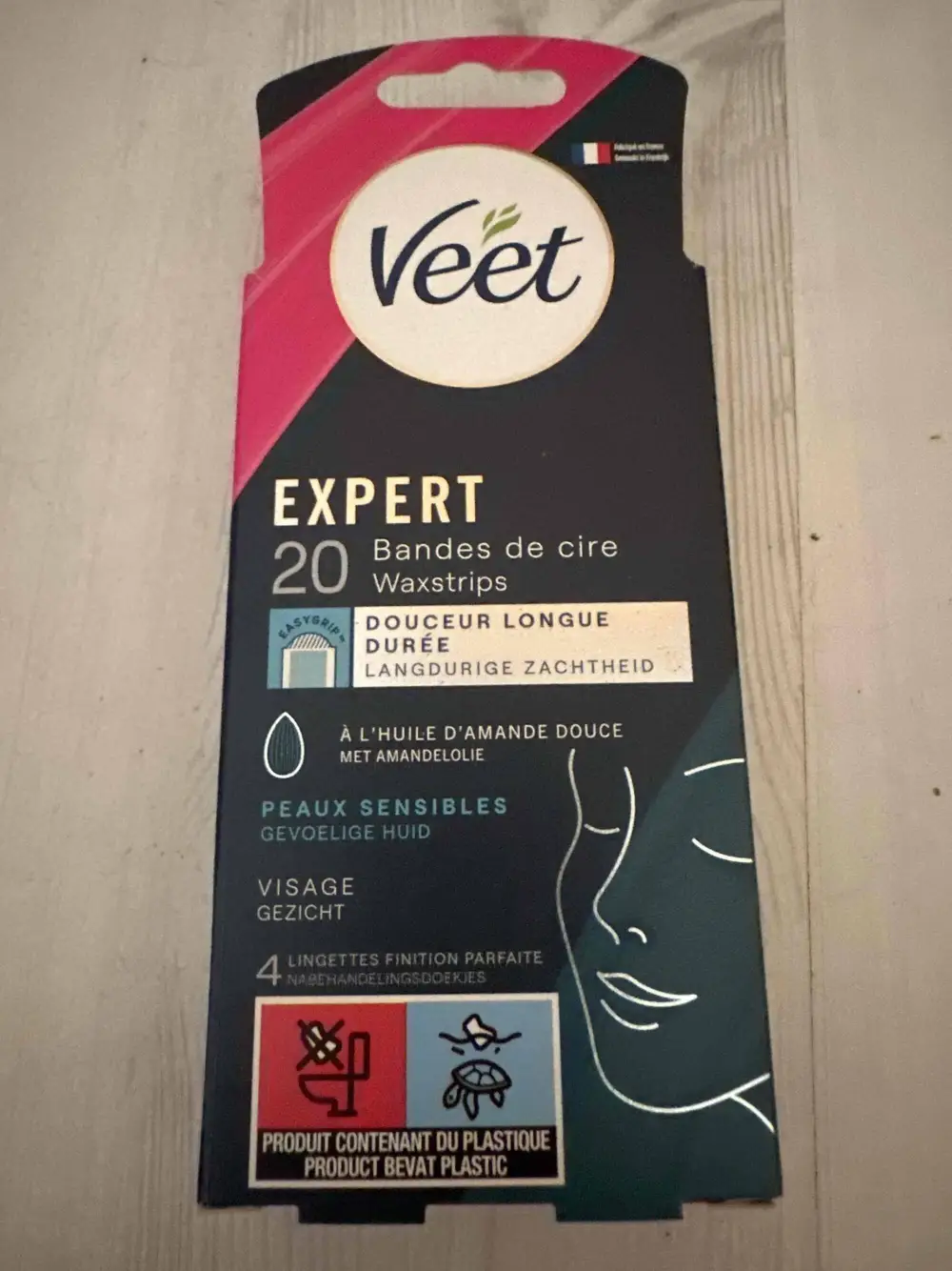 VEET - Expert peaux sensibles - Bandes de cire 