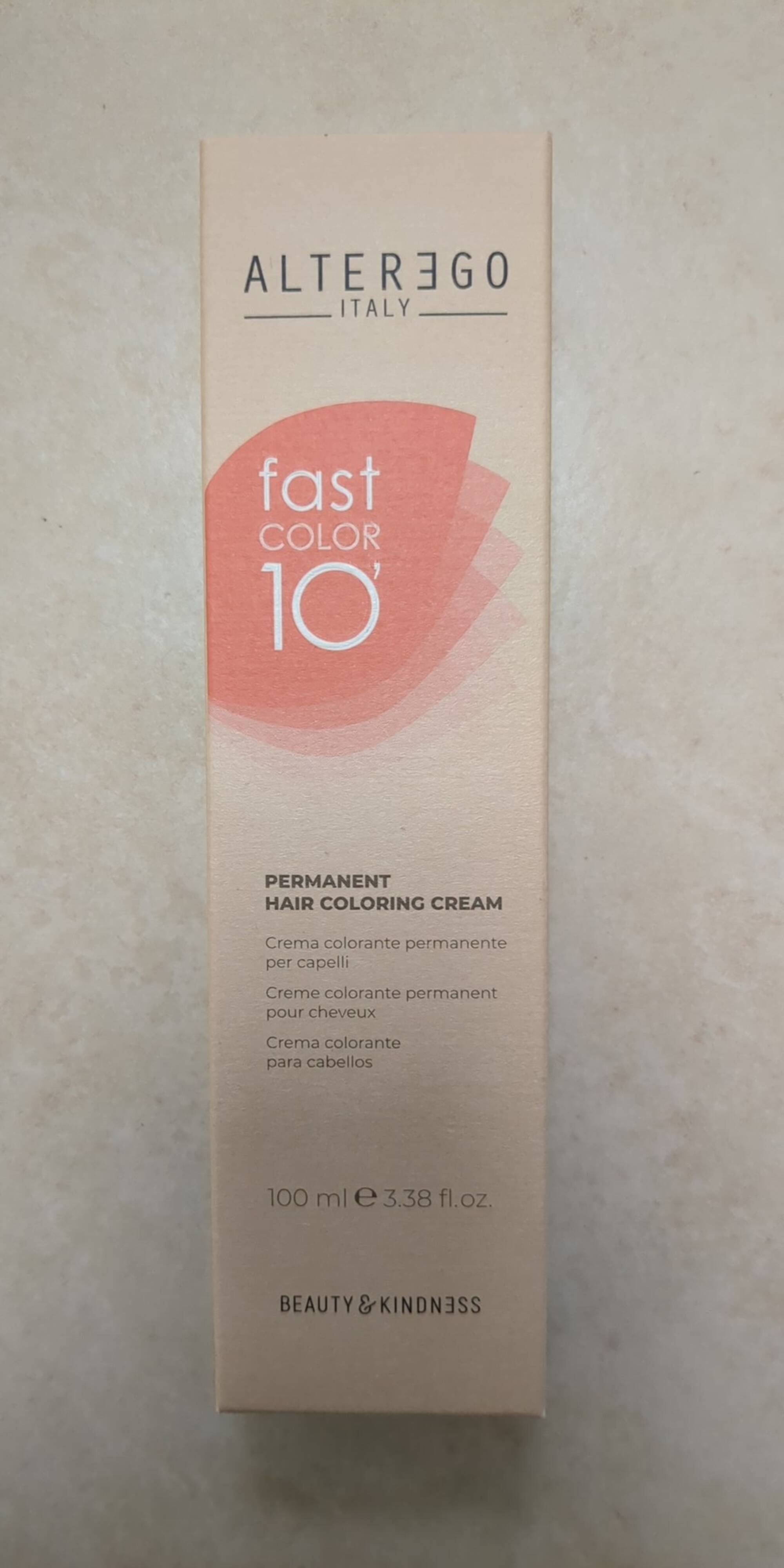 ALTER EGO - Fast color 10 - Crème colorante permanent 