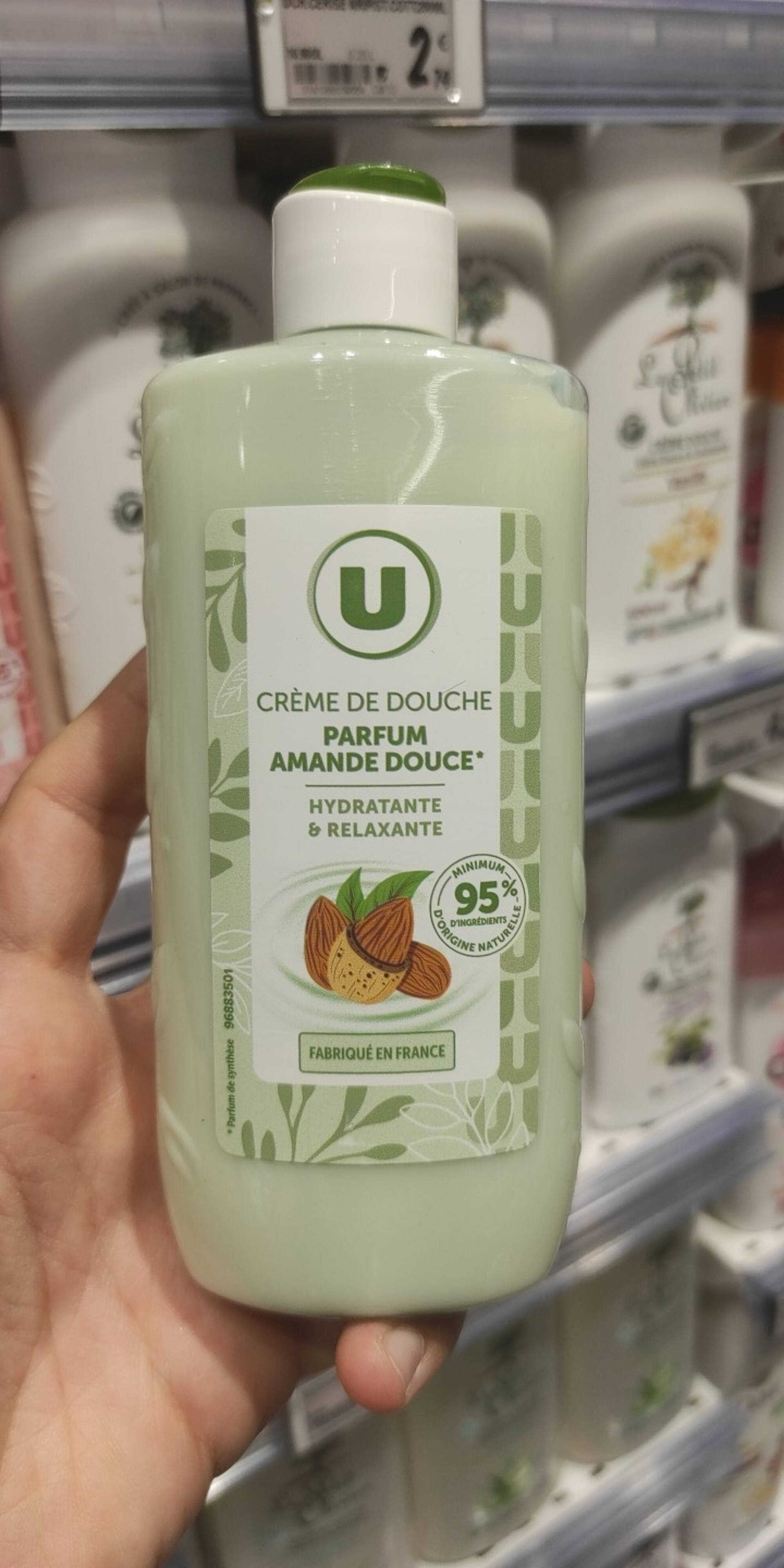 U - Amande douce - Crème de douche