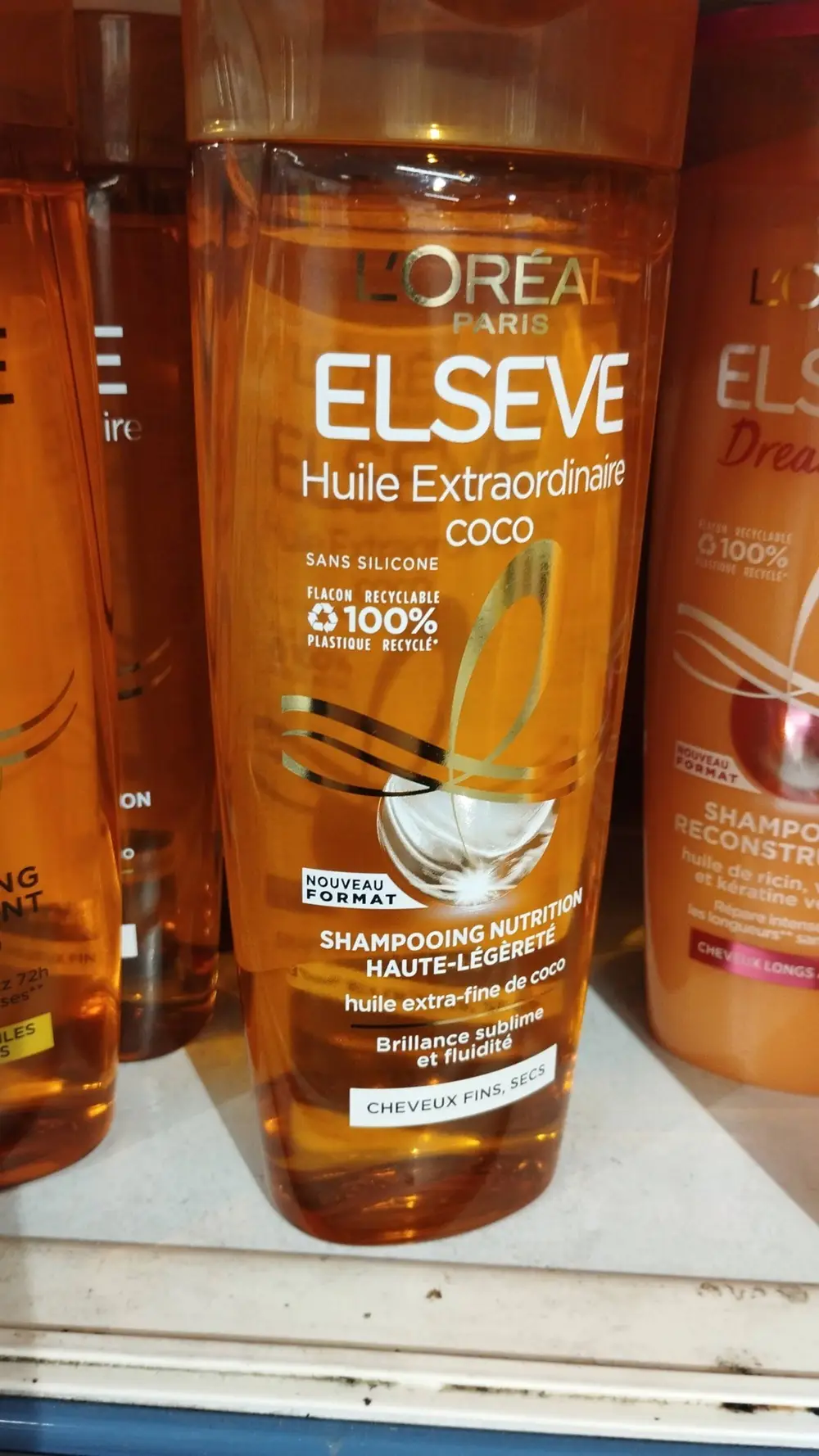 L'ORÉAL PARIS - Elseve huile extraordinaire coco - Shampooing nutrition