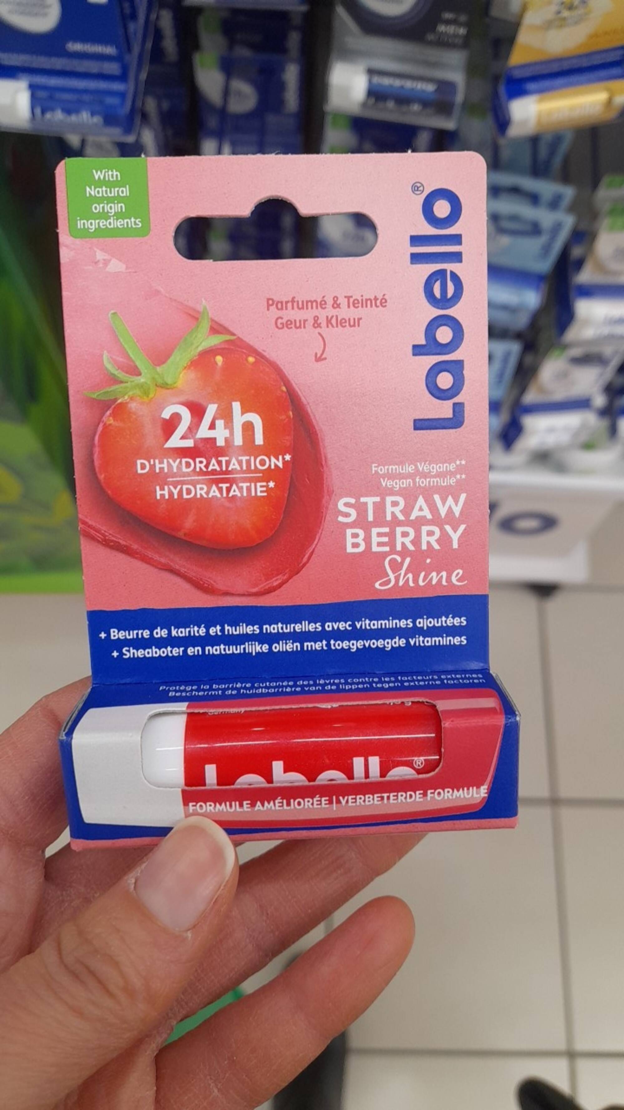 LABELLO - Strawberry shine - Soin des lèvres