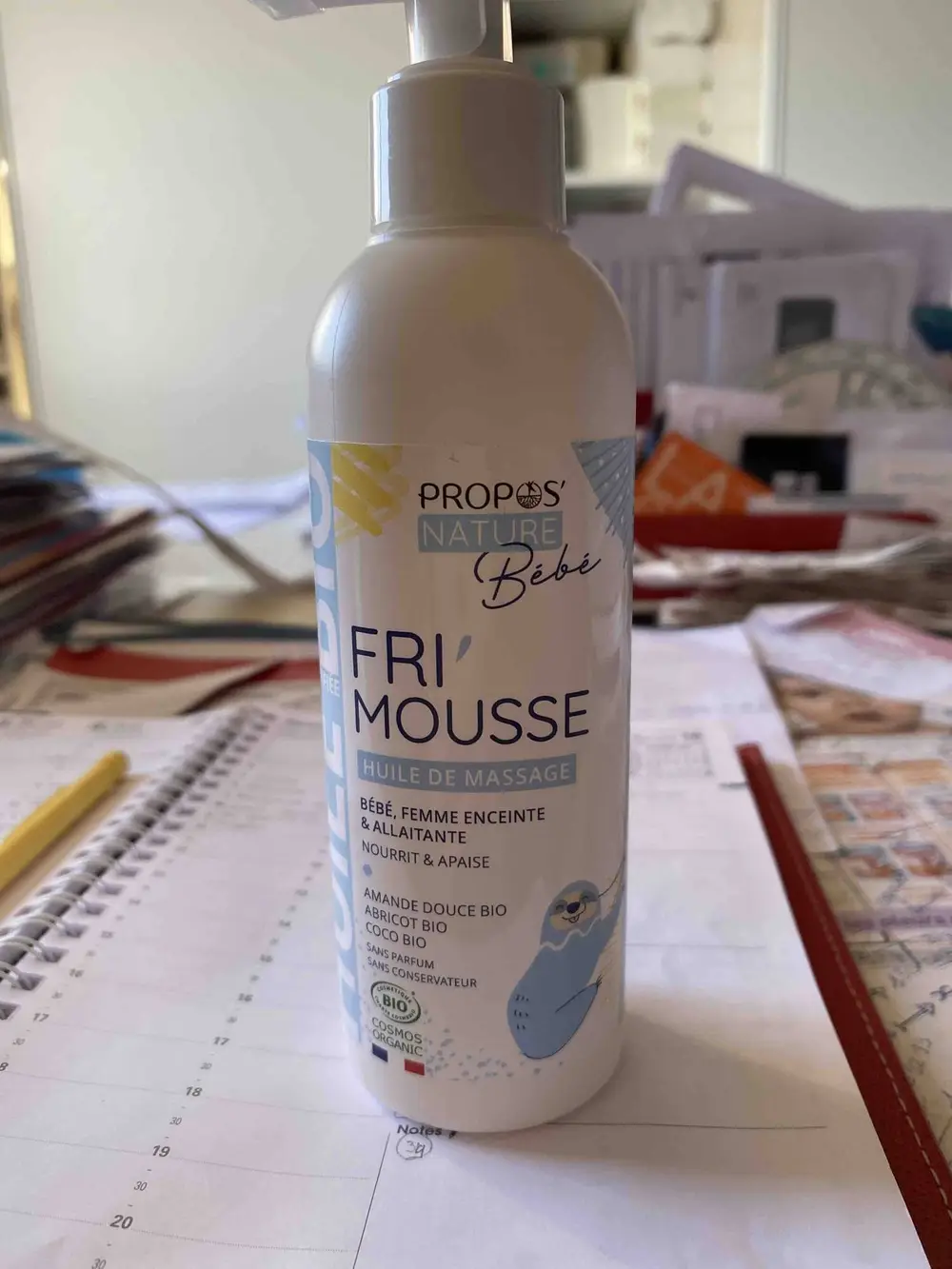 PROPOS'NATURE -  Fri'mouss - Huile de massage bébé