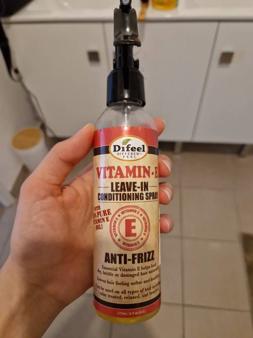 DIFEEL - Vitamin-E - Leave-in conditioning spray anti-frizz
