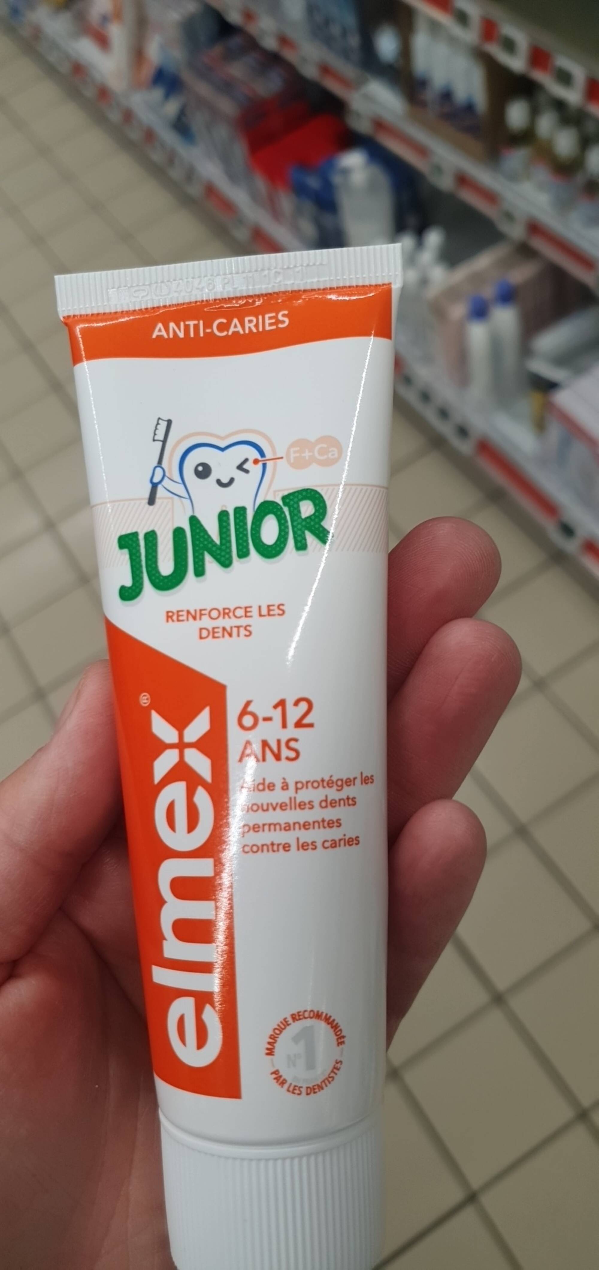 ELMEX - Junior 6-12 ans - Dentifrice anti-caries