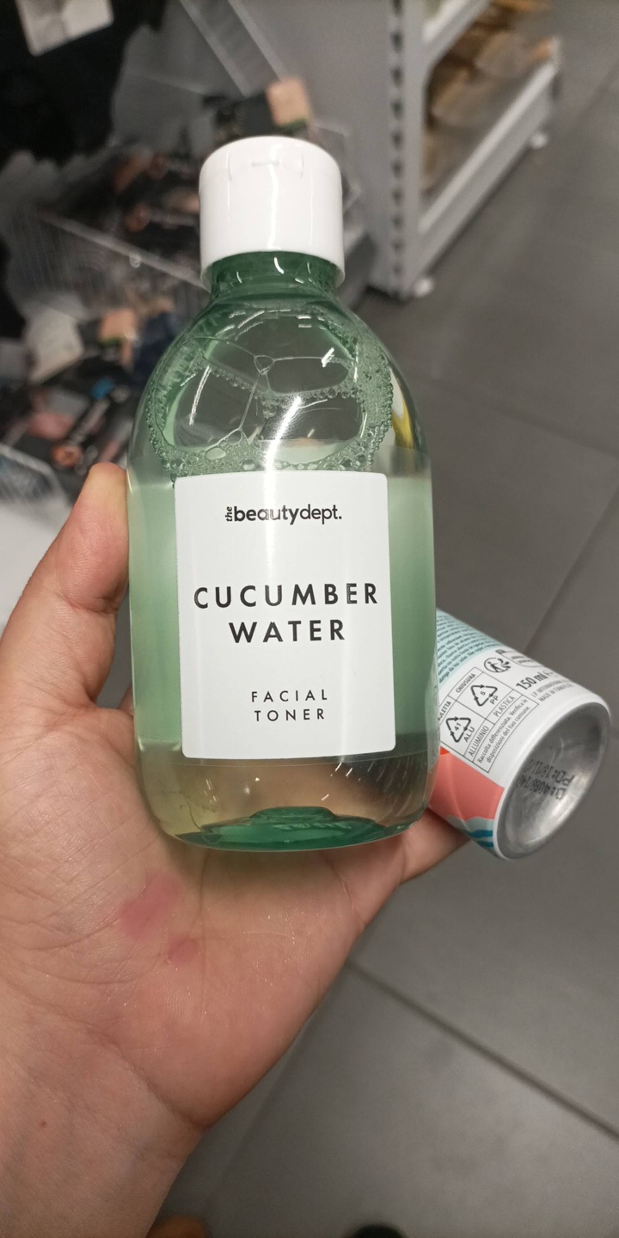 THE BEAUTY DEPT - Cucumber water - Facial toner